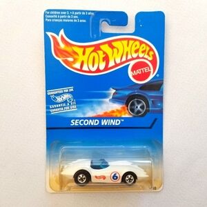 1996 White Second Wind Open-Air Speedster Unopen Hot Wheel Toy Car